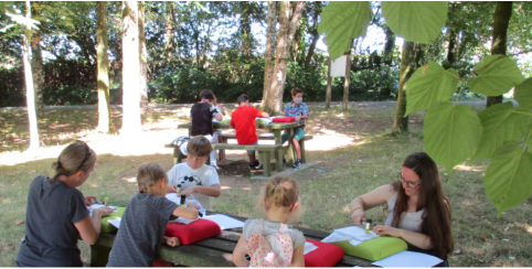 Réalisation d'un herbier en tataki-zomé, atelier en famille dès 6 ans au Domaine de Trévarez