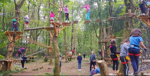 Anniversaires perchés au coeur d'une belle forêt au Fun Park de Dirinon