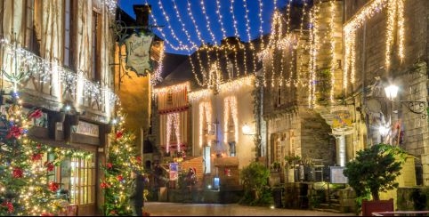 Illuminations de Noël : la magie de Rochefort-en-Terre